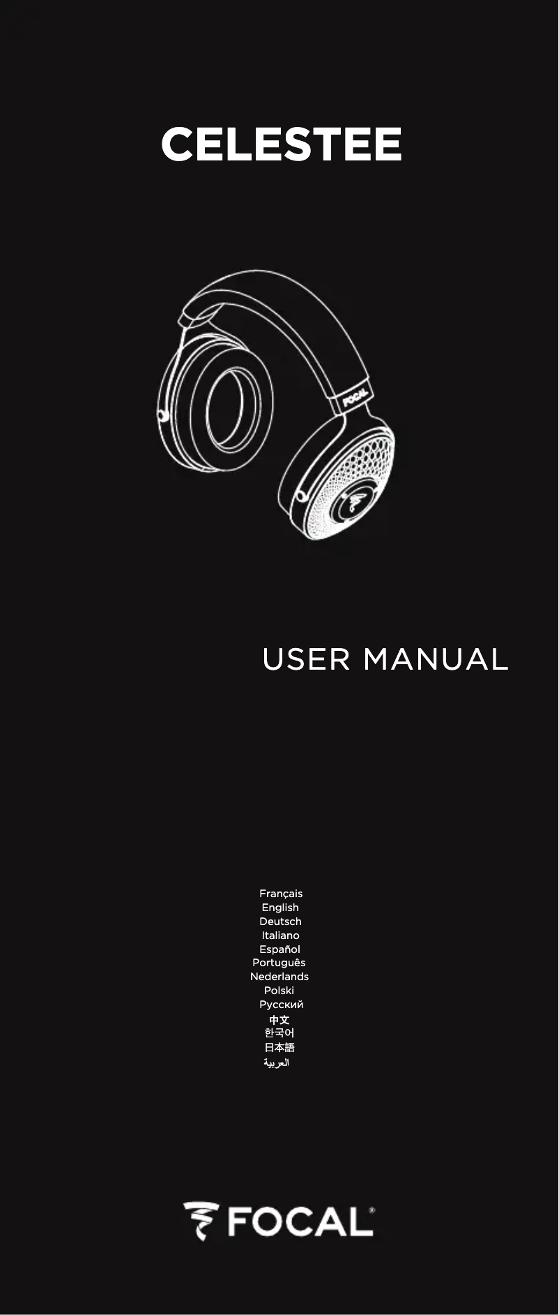 Page 1 of the manual User Manual Focal Celestee