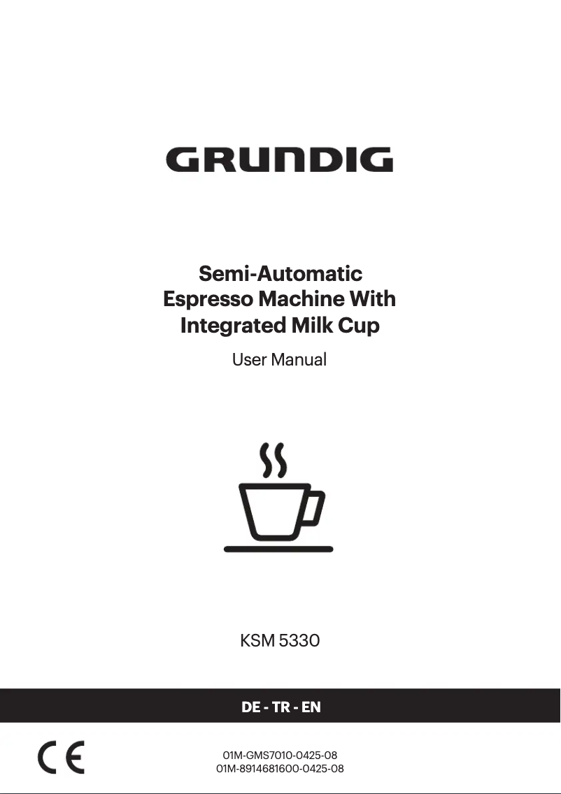 Page 1 of the manual User Manual Grundig KSM 5330