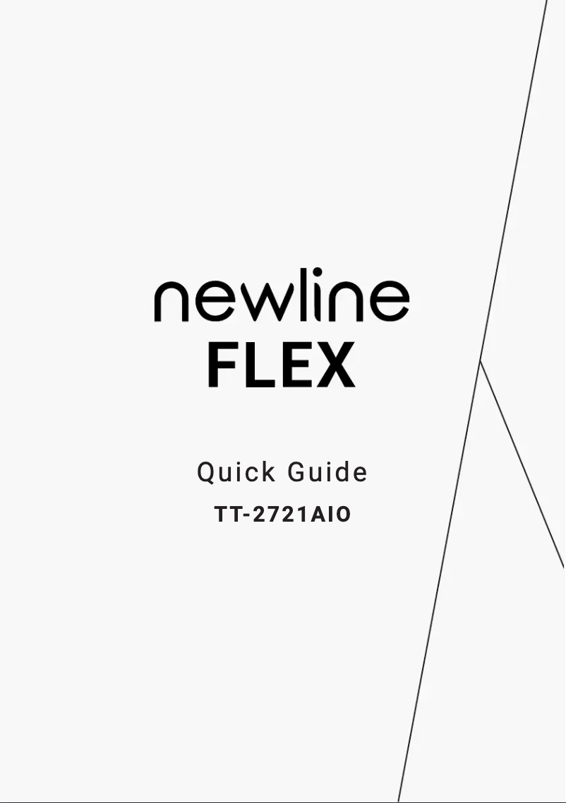 Page 1 de la notice Brochure Newline Flex