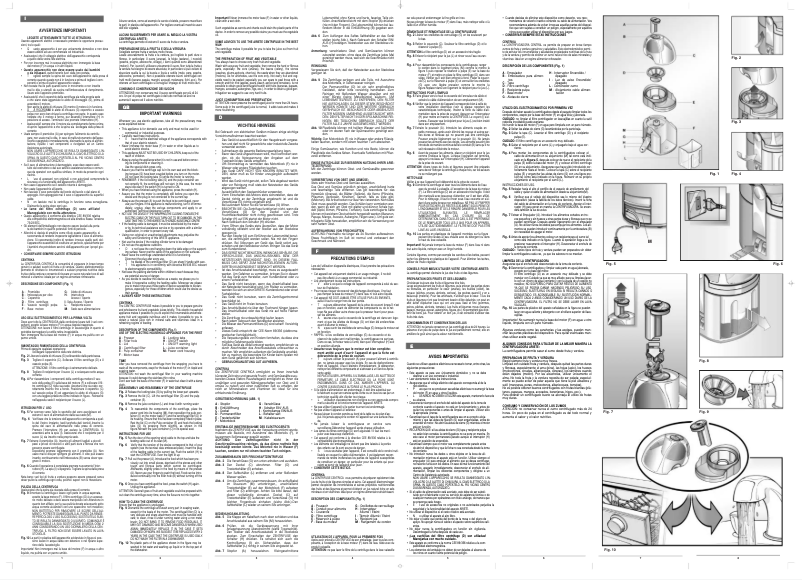 Page 1 de la notice Manuel utilisateur Ariete 171