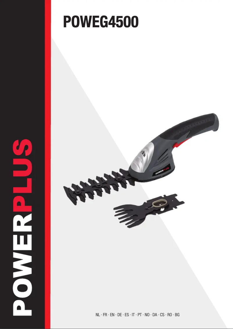 Page 1 de la notice Manuel utilisateur PowerPlus POWEG4500