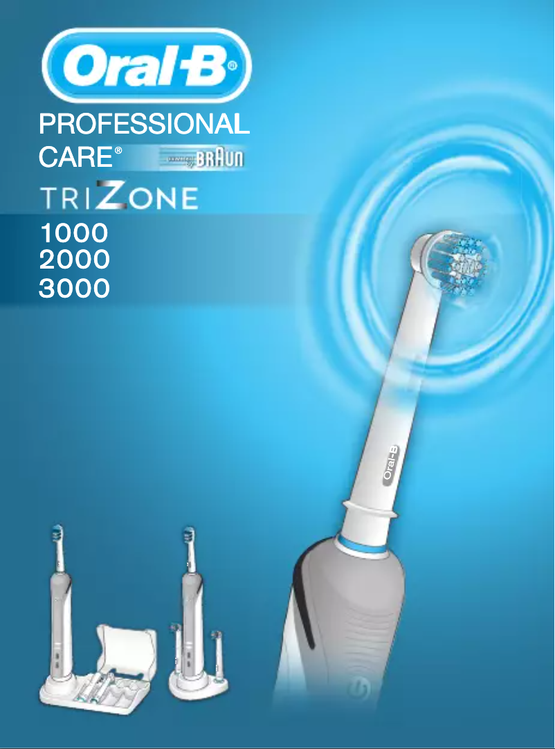 Page 1 de la notice Manuel utilisateur Oral-B TriZone 3000 WOW D20.525.3