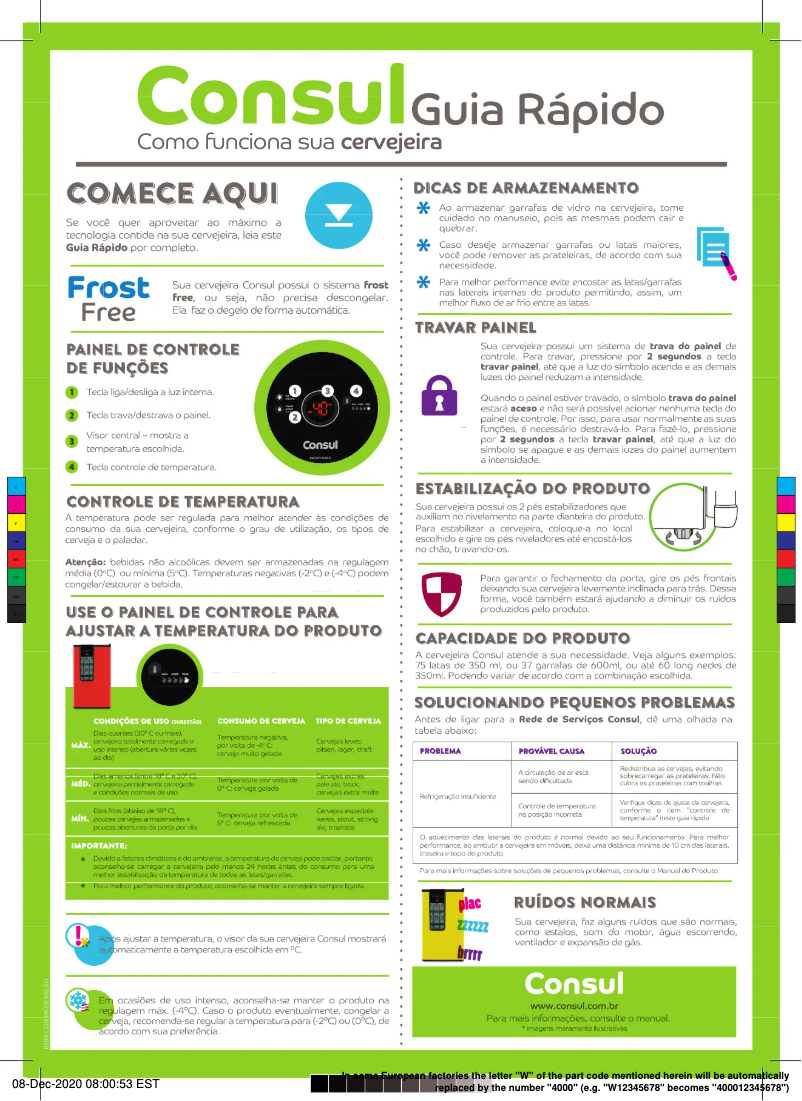 Página 1 del manual Manual de usuario Consul CZD12AT