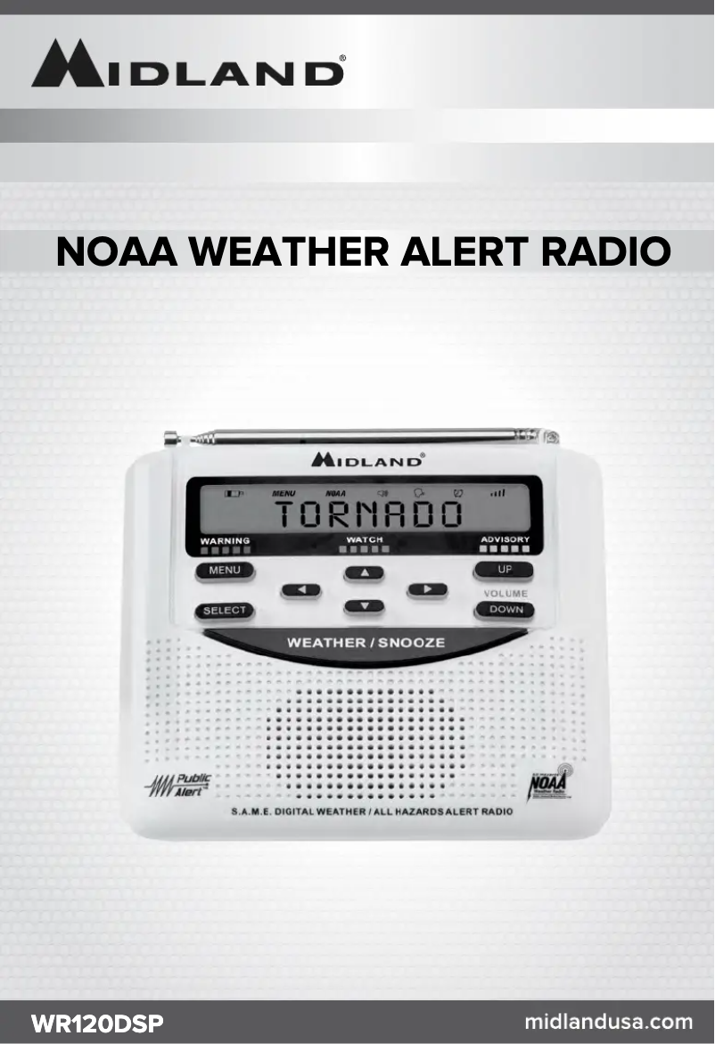 Page 1 de la notice Manuel utilisateur Midland EPREPKIT