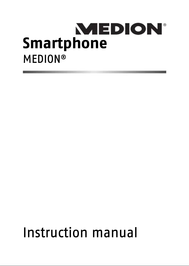Page 1 de la notice Manuel utilisateur Medion LIFE X5004 (MD 99238)