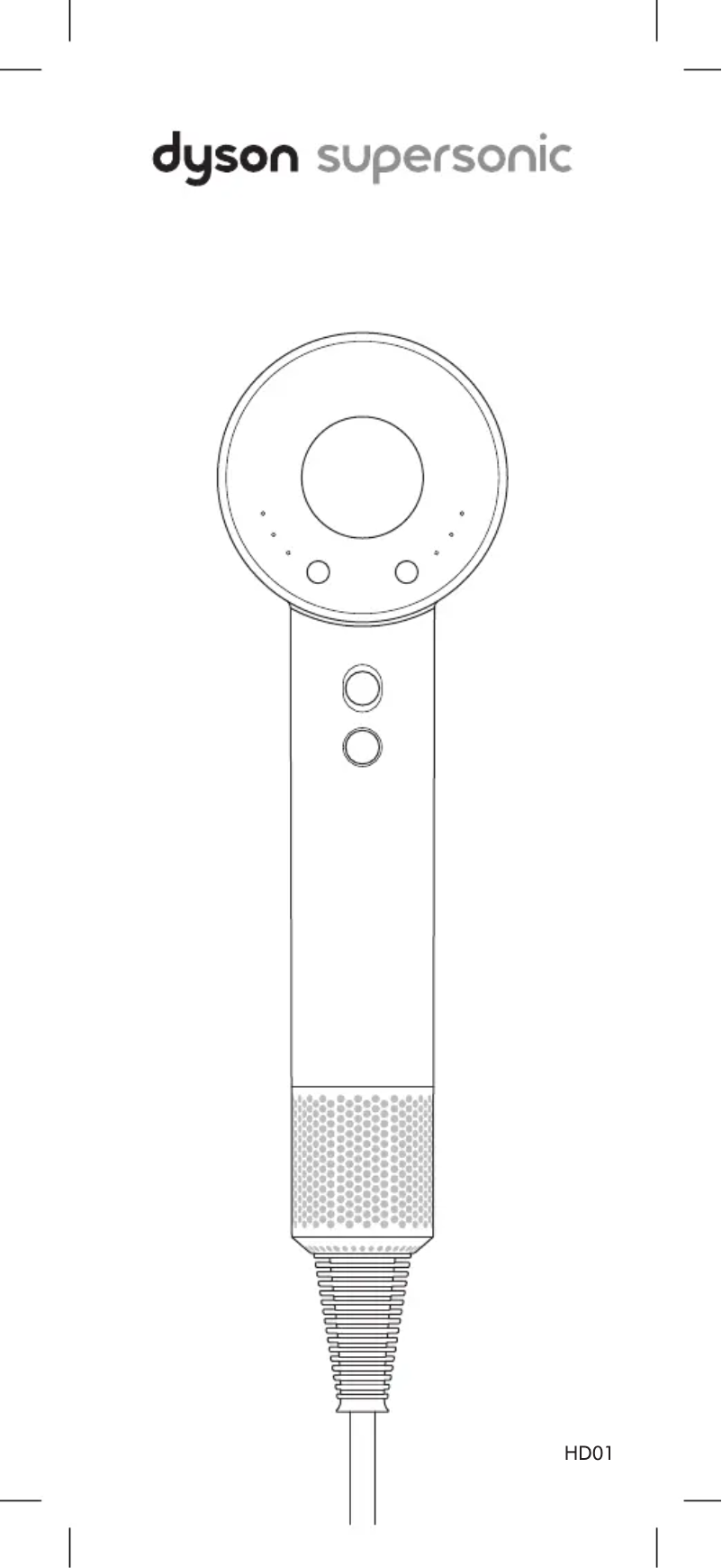 Page 1 de la notice Manuel utilisateur Dyson Supersonic HD01