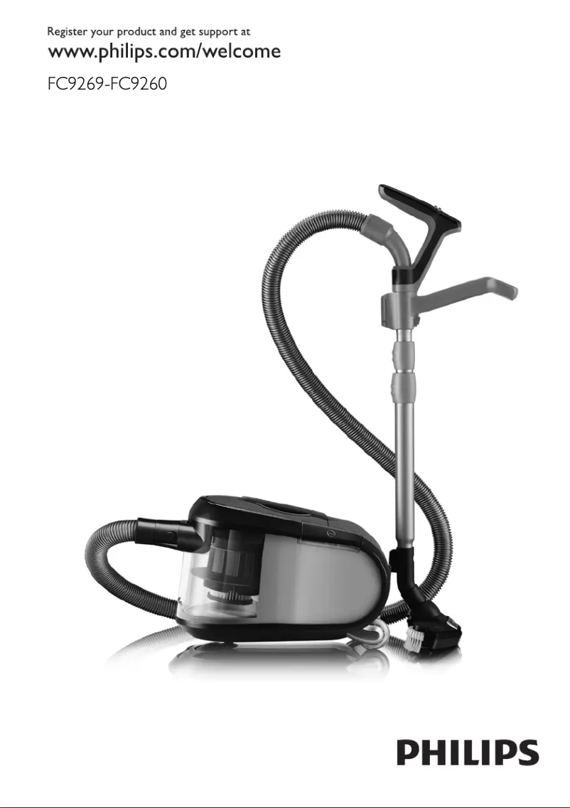 Page n°1 - Manuel utilisateur Philips ErgoFit FC9262