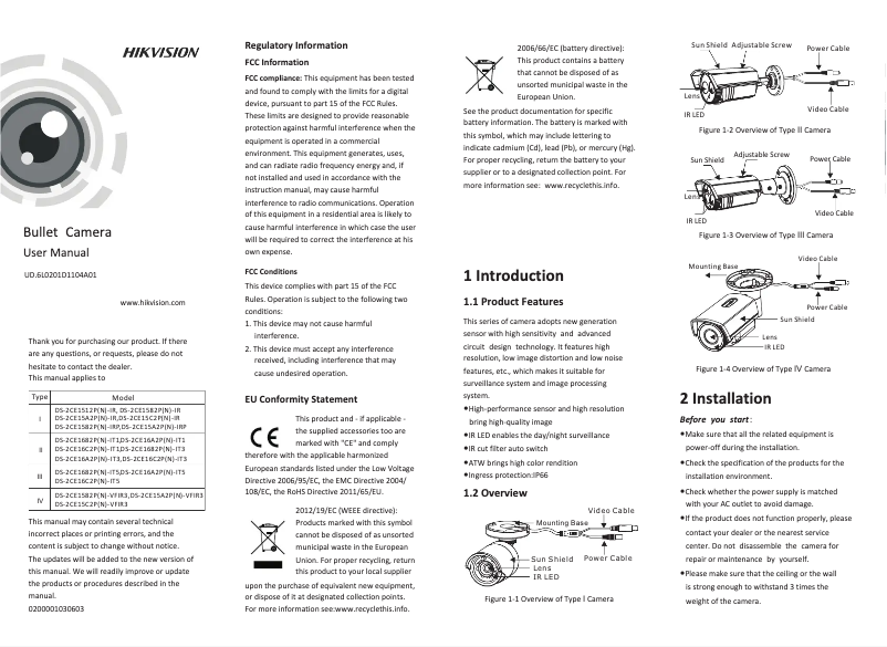 Página 1 del manual Manual de usuario Hikvision DS-2CE15A2P-VFIR3
