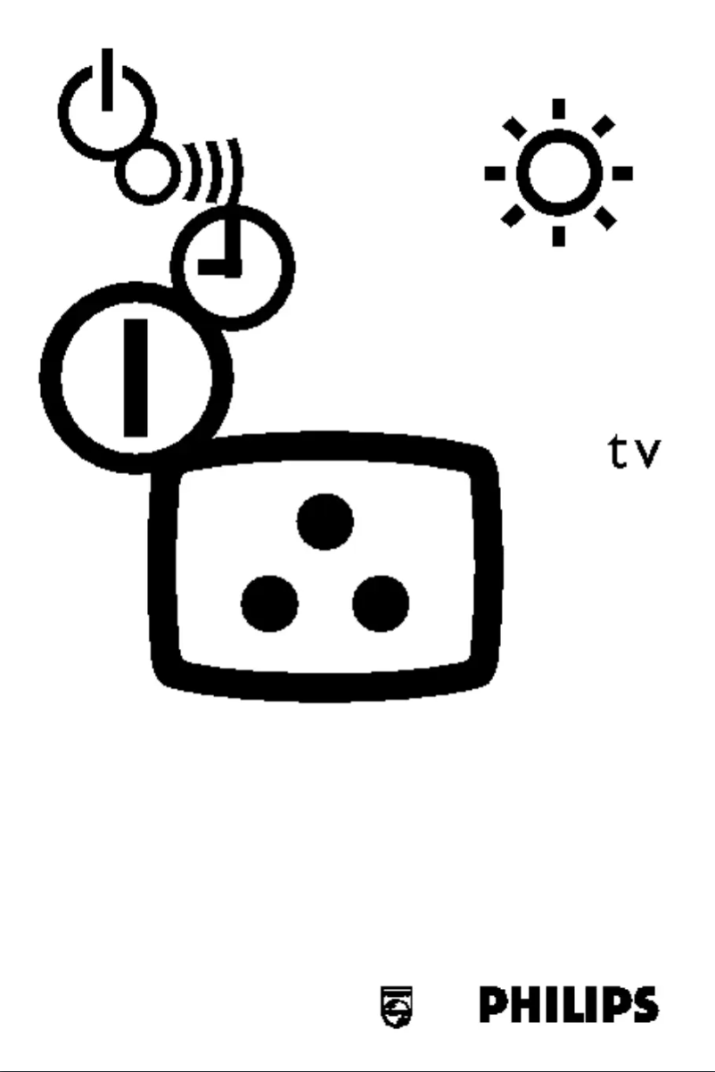 Page 1 of the manual User Manual Philips 28PT4473