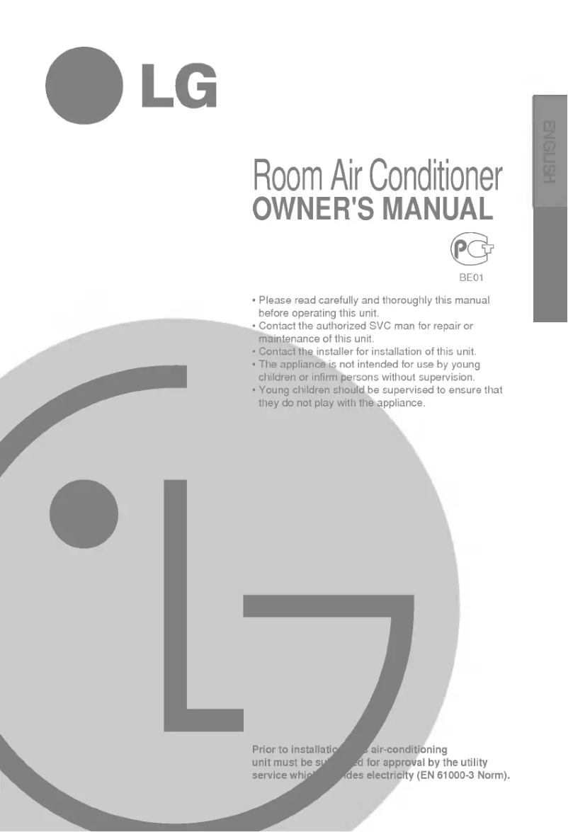 Page 1 de la notice Manuel utilisateur LG C07LHM