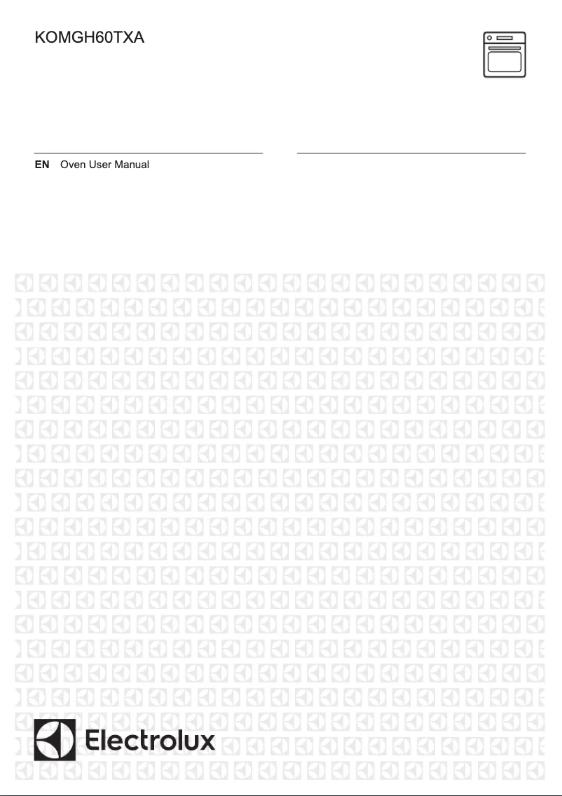 Página 1 del manual Manual de usuario Electrolux KOMGH60TXA