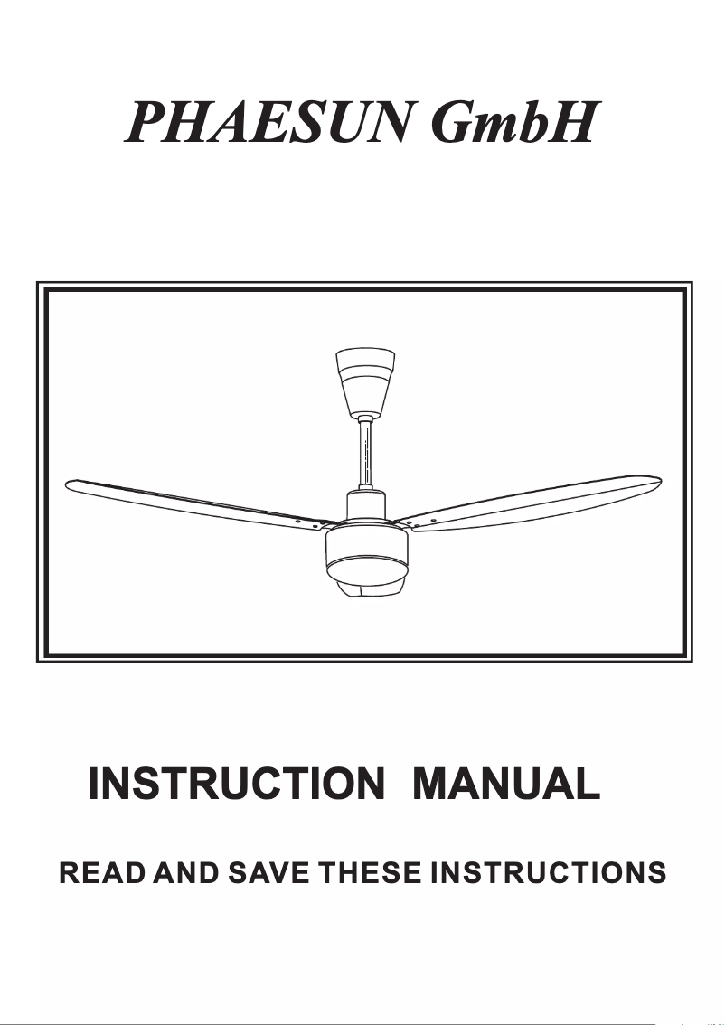 Página 1 del manual Manual de usuario Phaesun DC167S-52123MB