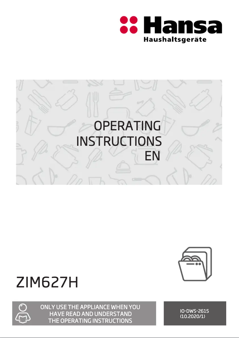 Page 1 de la notice Manuel utilisateur Hansa ZIM627H