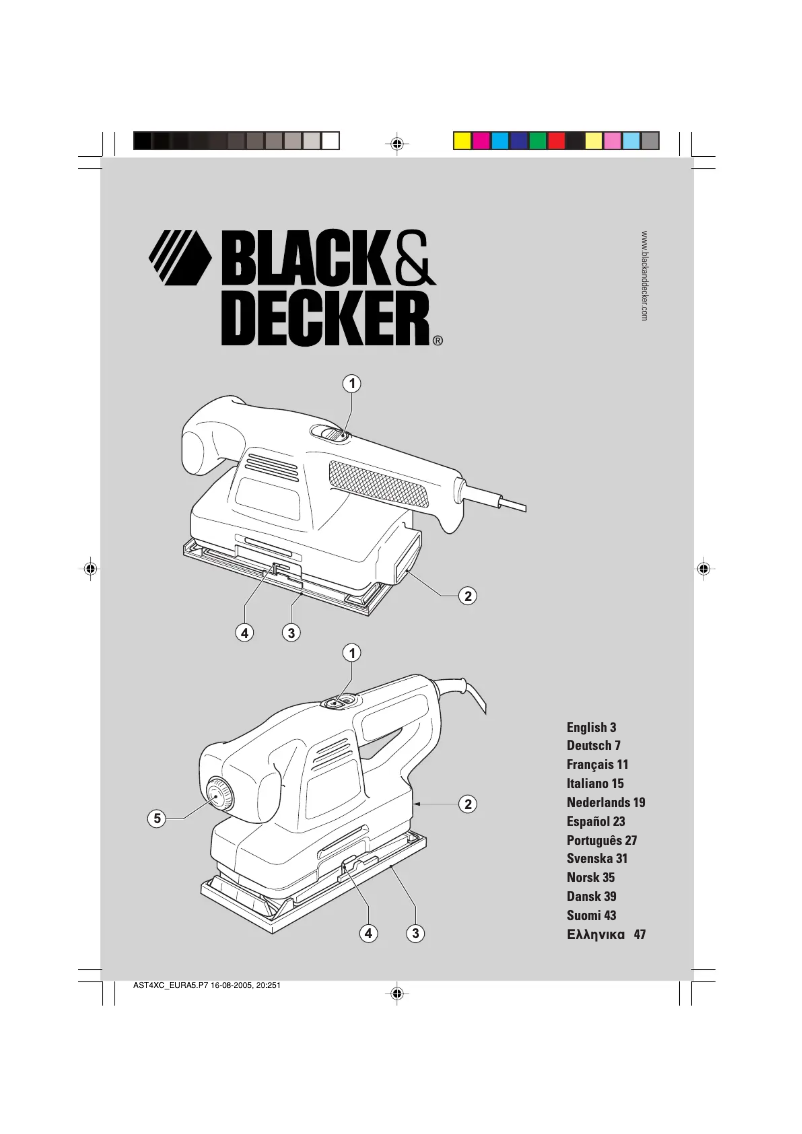 Página 1 del manual Manual de usuario Black & Decker KA196