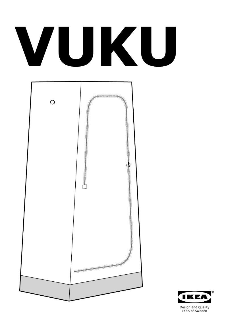 Page 1 de la notice Mode d'emploi Ikea VUKU
