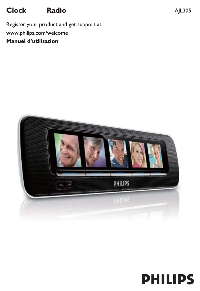 Page 1 of the manual User Manual Philips AJL305