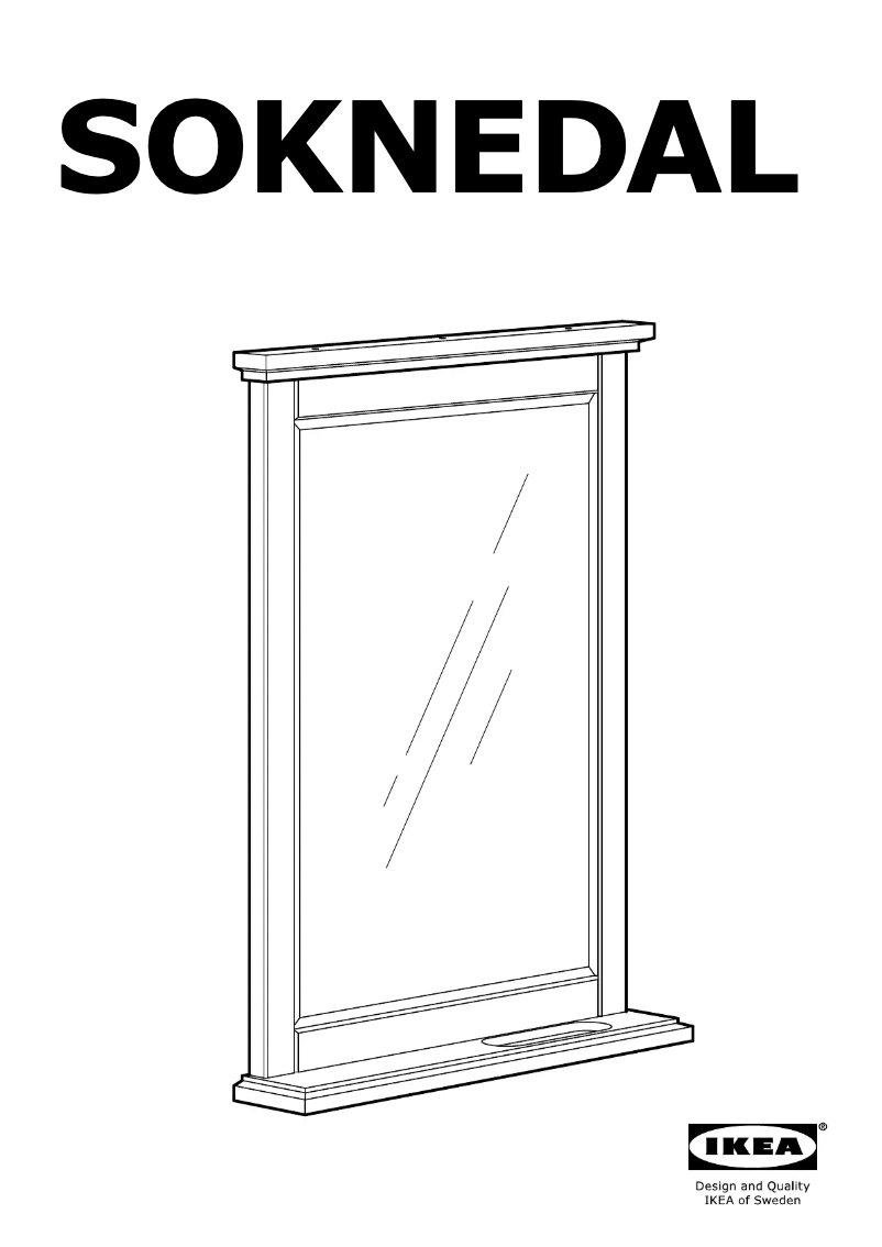 Page 1 de la notice Manuel utilisateur Ikea SOKNEDAL