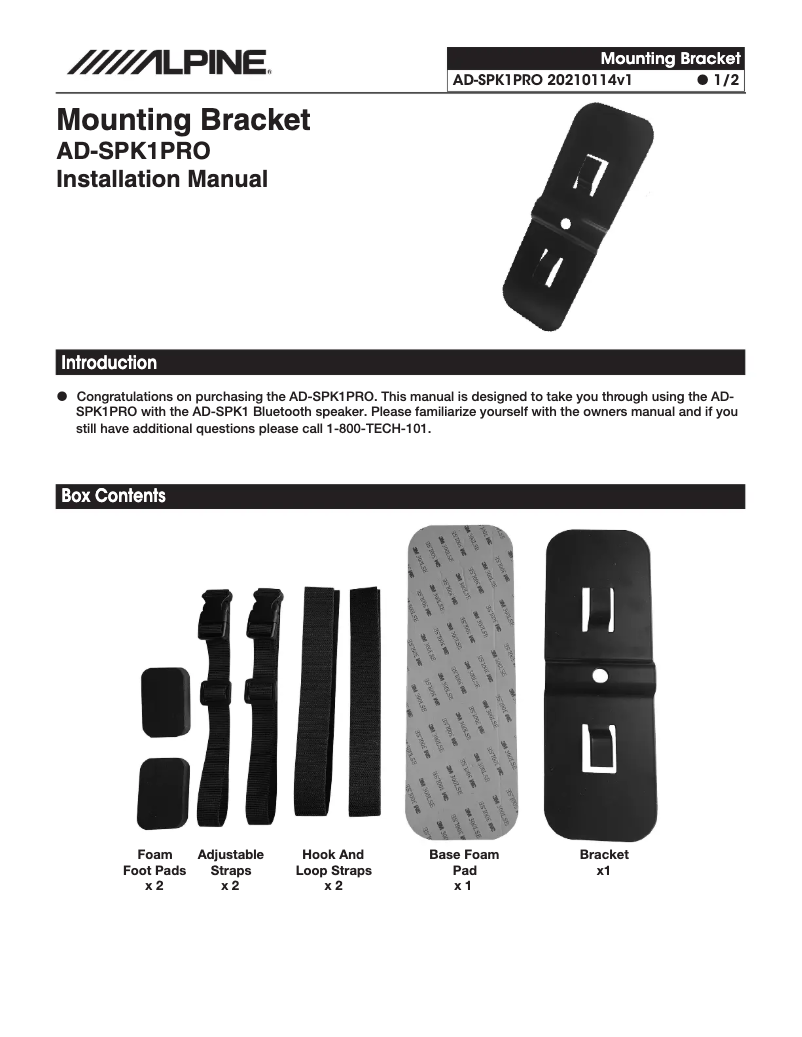 Page 1 de la notice Manuel utilisateur Alpine Turn1