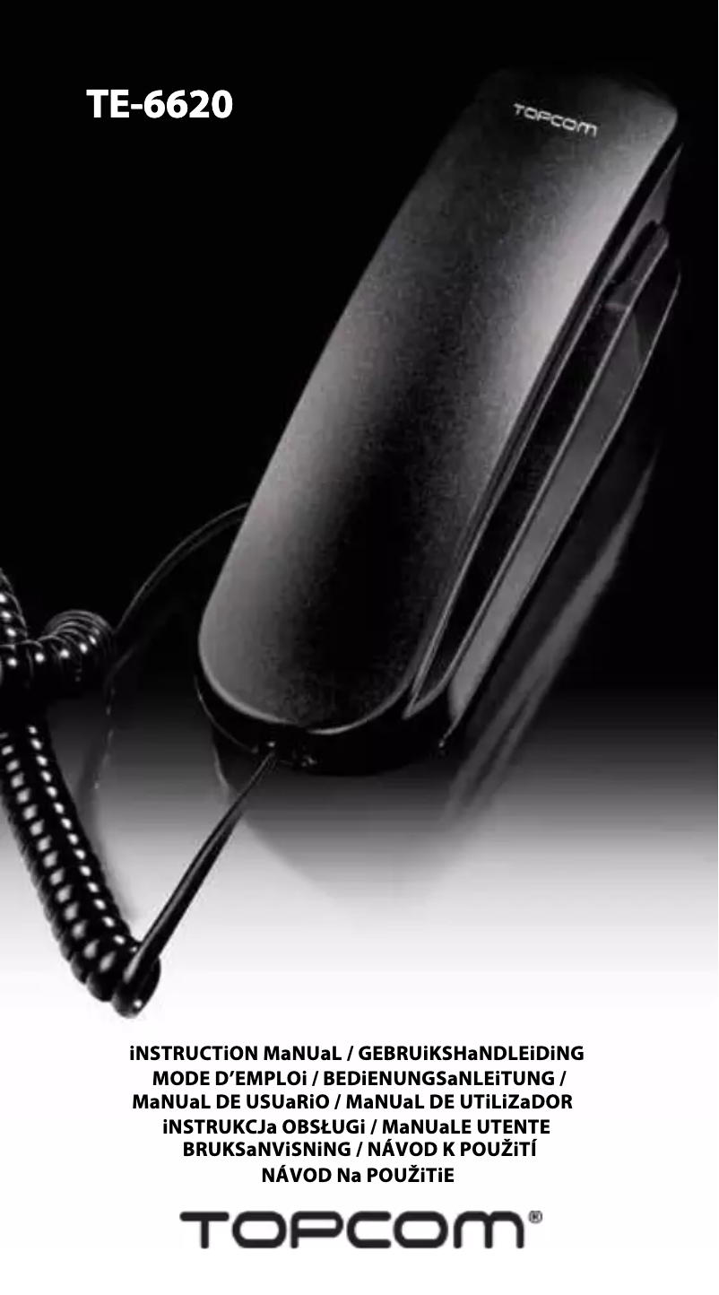 Imagen de la primera página del manual del dispositivo TE-6620
