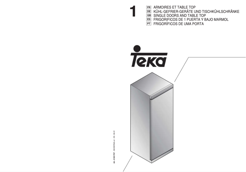 Page 1 of the manual User Manual Teka TS335