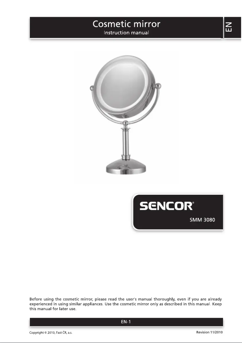 Página 1 del manual Manual de usuario Sencor SMM 3080