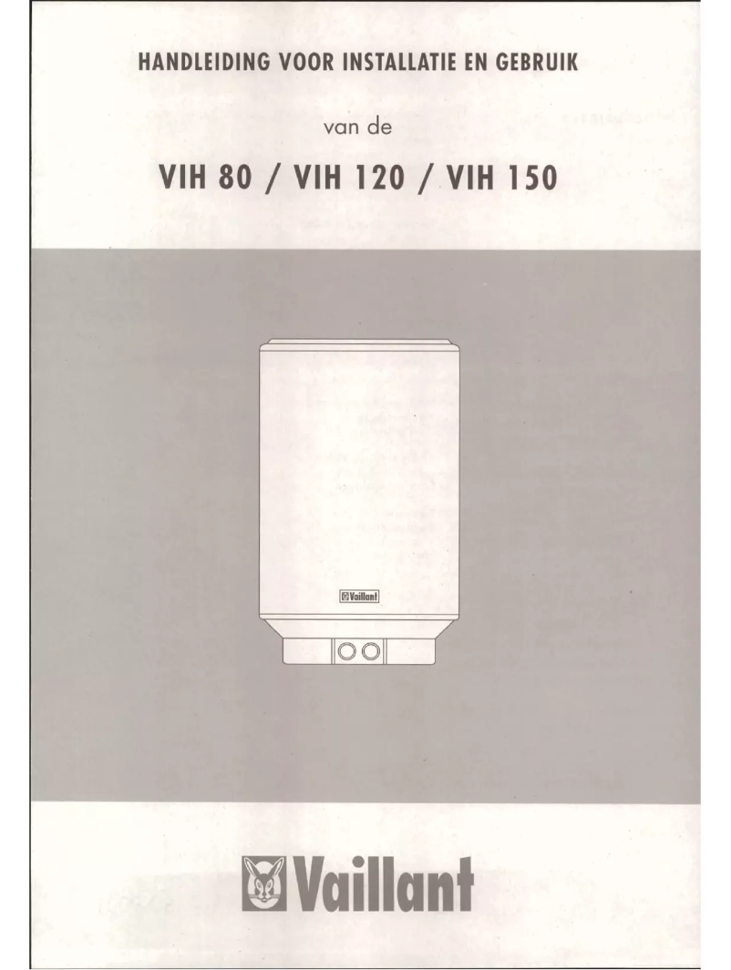Page 1 de la notice Manuel utilisateur Vaillant VIH 150