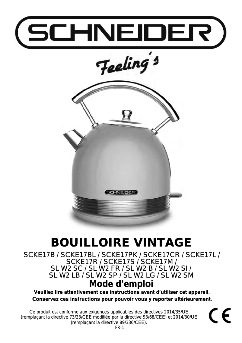 Página 1 del manual Manual de usuario Schneider SL W2 SP