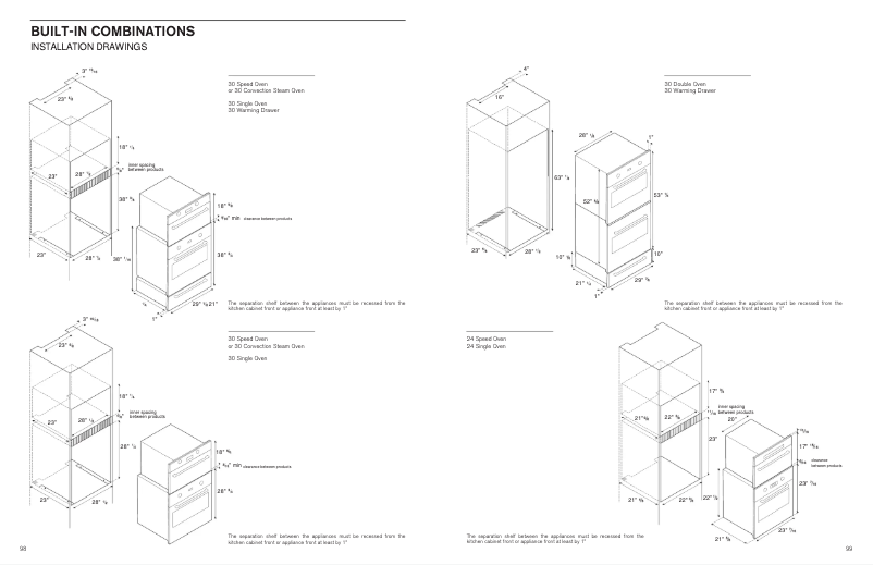 Página 1 del manual Instrucciones / montaje Bertazzoni MO30STANE