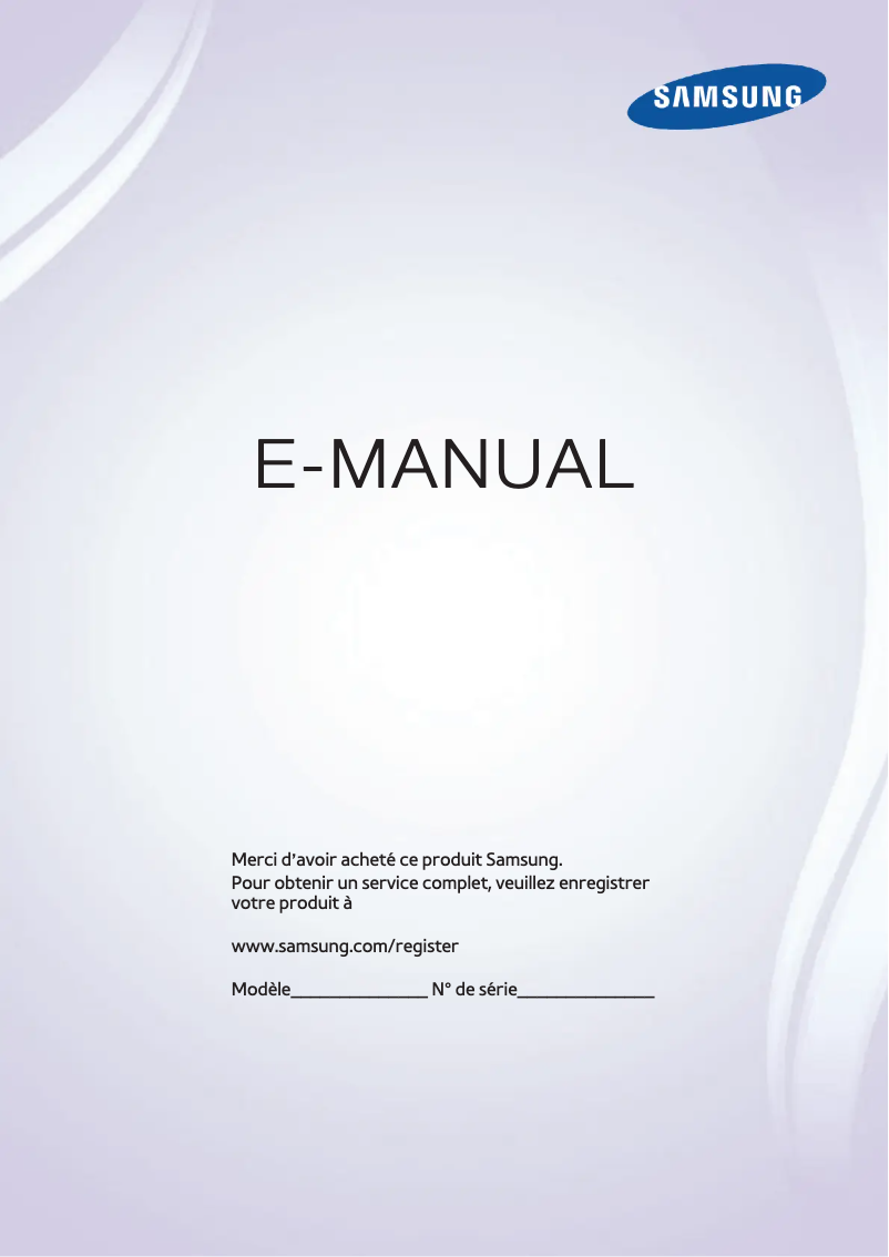 Página 1 del manual Manual de usuario Samsung UN46F5500AF