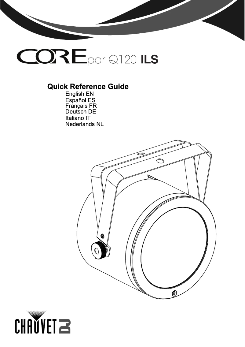 Page 1 de la notice Manuel utilisateur Chauvet COREpar Q120 ILS