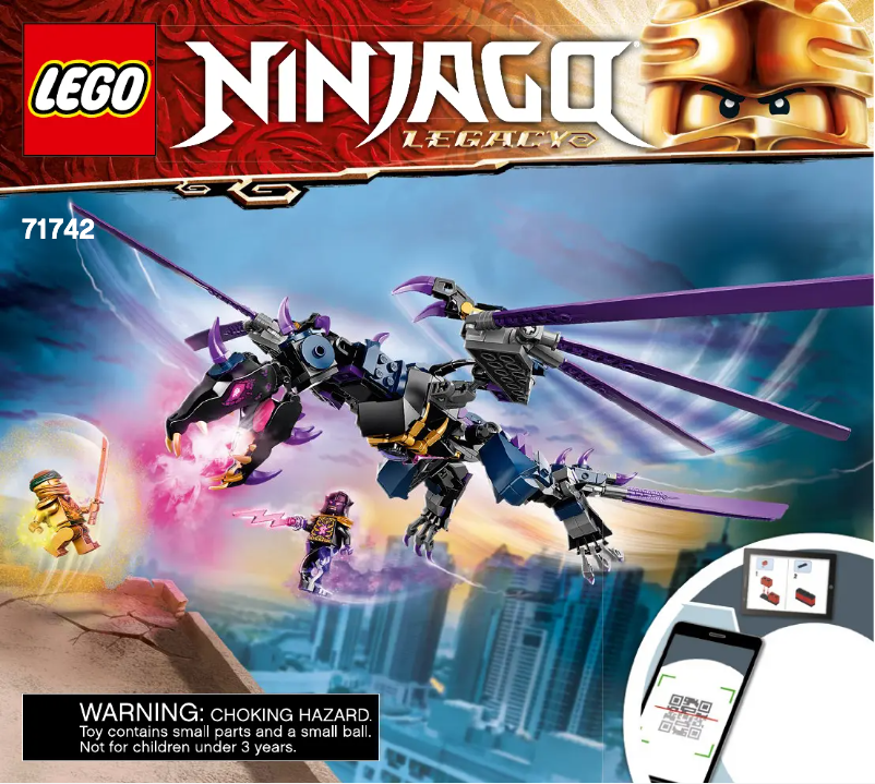 Página 1 del manual Instrucciones visuales Lego Ninjago 70688