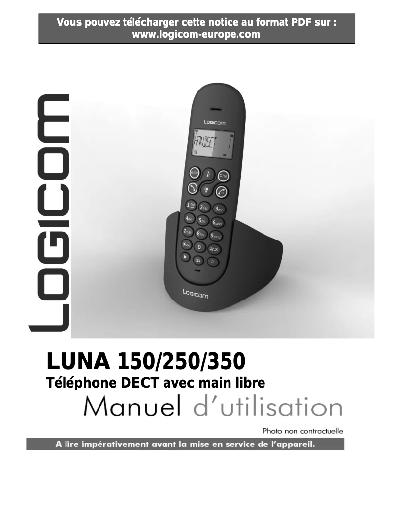 Página nº 1 - Manual de usuario Logicom Luna 250