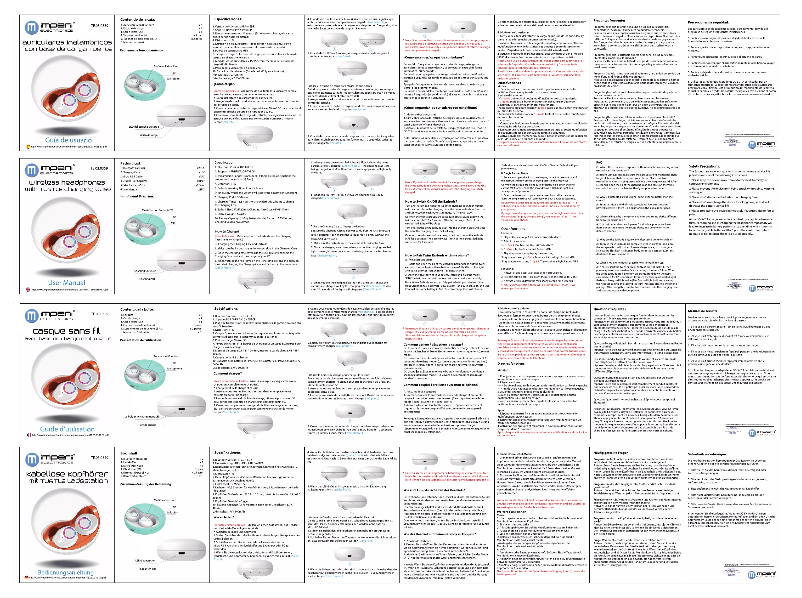 Page 1 de la notice Manuel utilisateur Imperii Electronics TE.03.0359.08