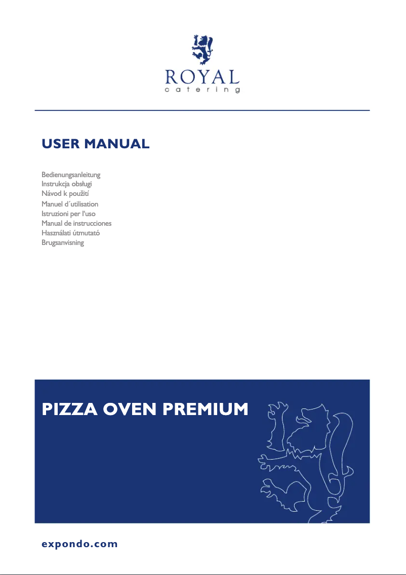Page 1 of the manual User Manual Royal Catering RCPO-2400-1PS