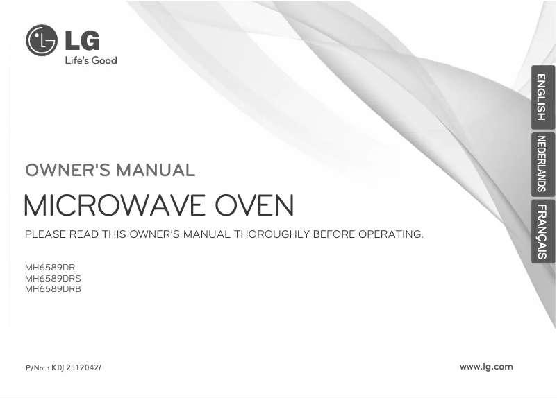 Página 1 del manual Manual de usuario LG MH6589DRB