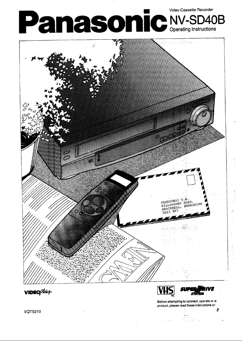 Página 1 del manual Manual de usuario Panasonic NV-SD40B