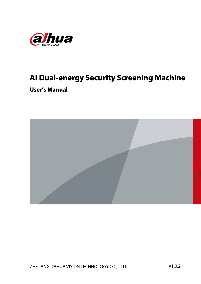 Page 1 of the manual User Manual Dahua Technology ISC-M6550