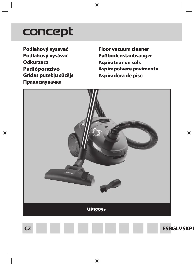 Página 1 del manual Manual de usuario Concept VP8352