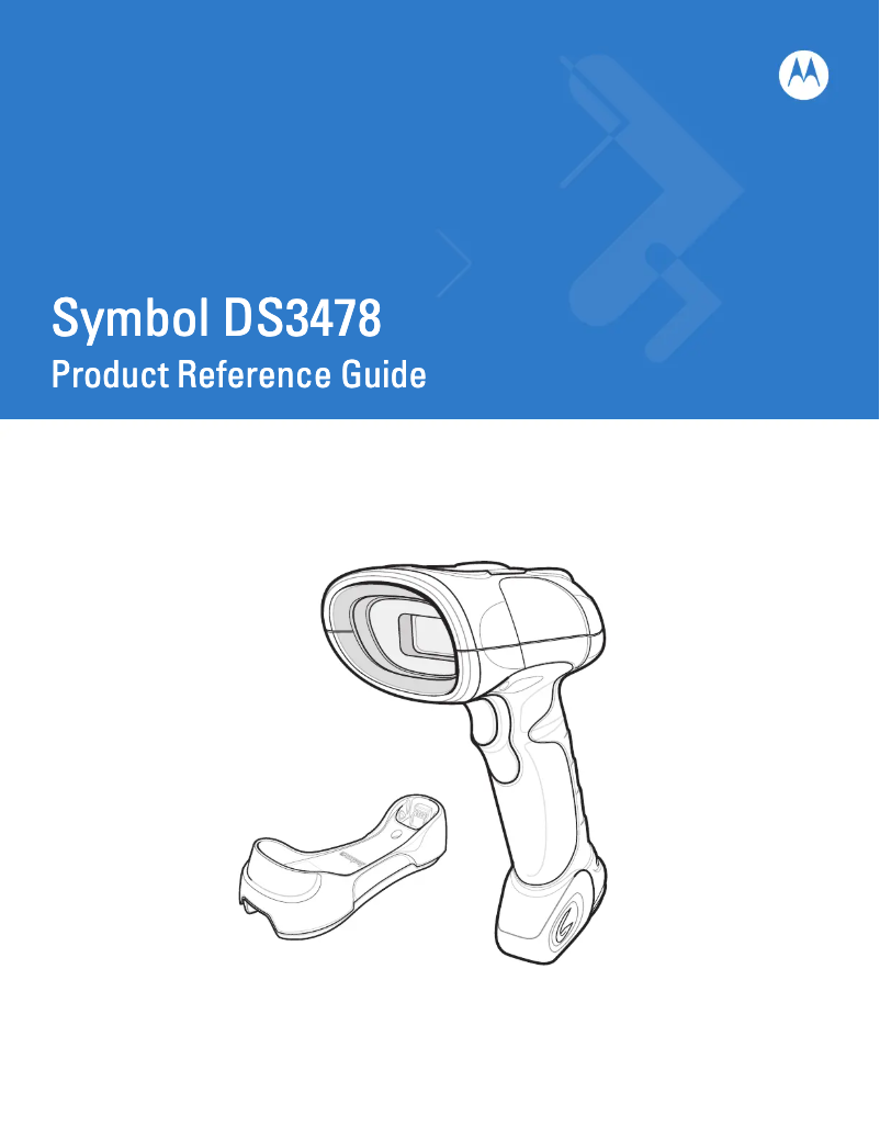 Page 1 de la notice Manuel utilisateur Zebra Symbol DS3478
