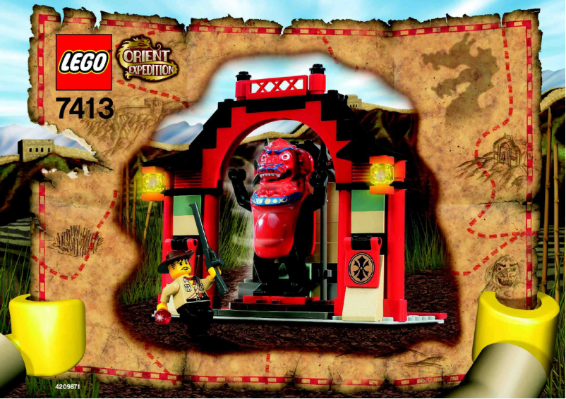 Page 1 of the manual User Manual Lego 7413