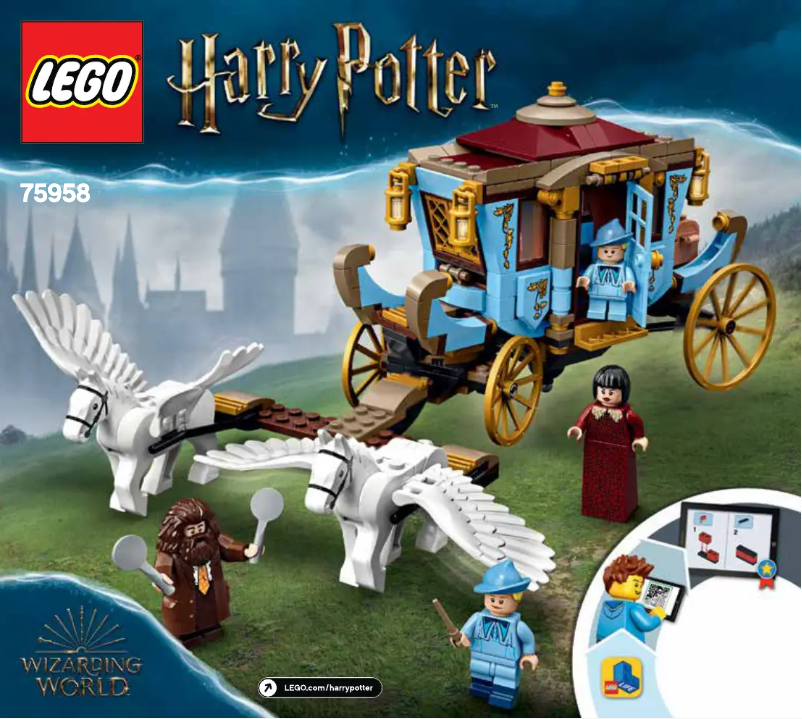 Página 1 del manual Instrucciones visuales Lego Harry Potter 75958