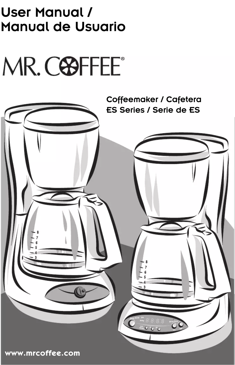 Page 1 de la notice Manuel utilisateur Mr. Coffee ESX10