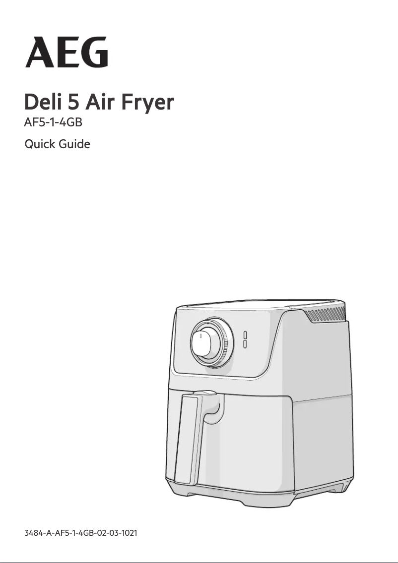 Page 1 de la notice Manuel utilisateur AEG Deli 5 AF5-1-4GB