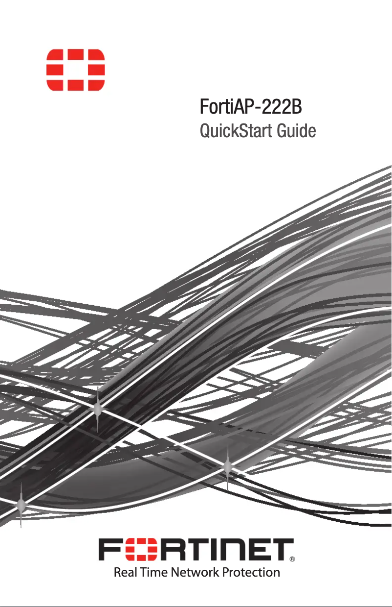 Page 1 de la notice Manuel utilisateur Fortinet FortiAP 222B