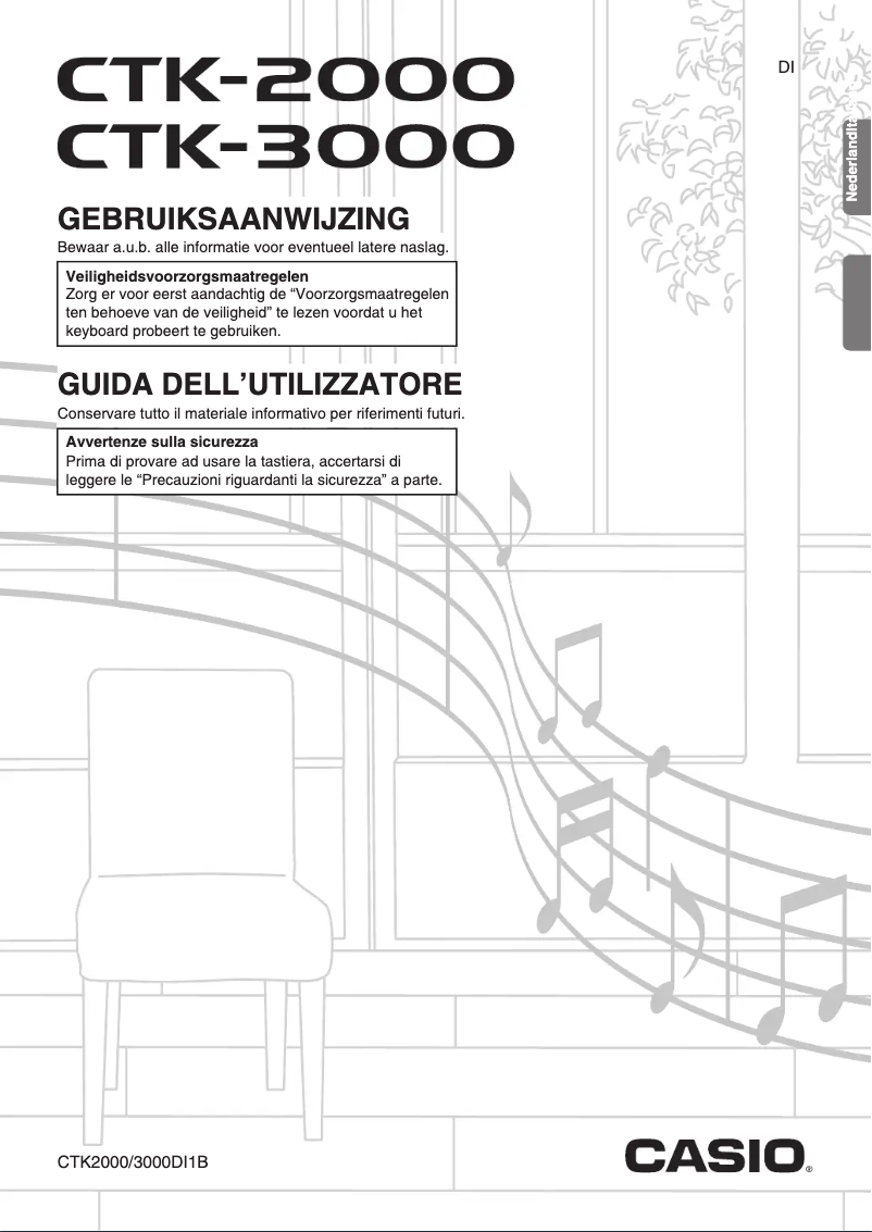 Página 1 del manual Manual de usuario Casio CTL-3000