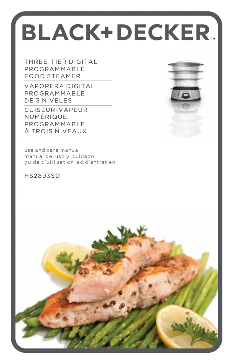 Page n°1 - Manuel utilisateur Black & Decker HS2893SD