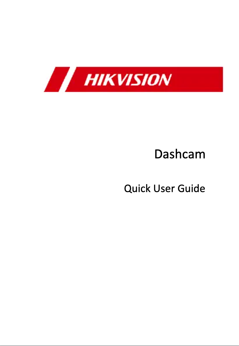 Page 1 de la notice Guide de démarrage rapide Hikvision AE-DI5042-G4