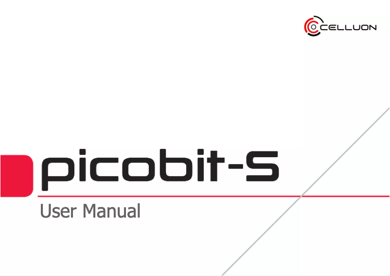 Página 1 del manual Manual de usuario Celluon Picobit-S