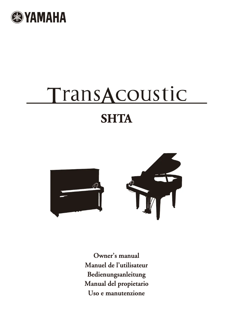 Page 1 de la notice Manuel utilisateur Yamaha TransAcoustic TA2