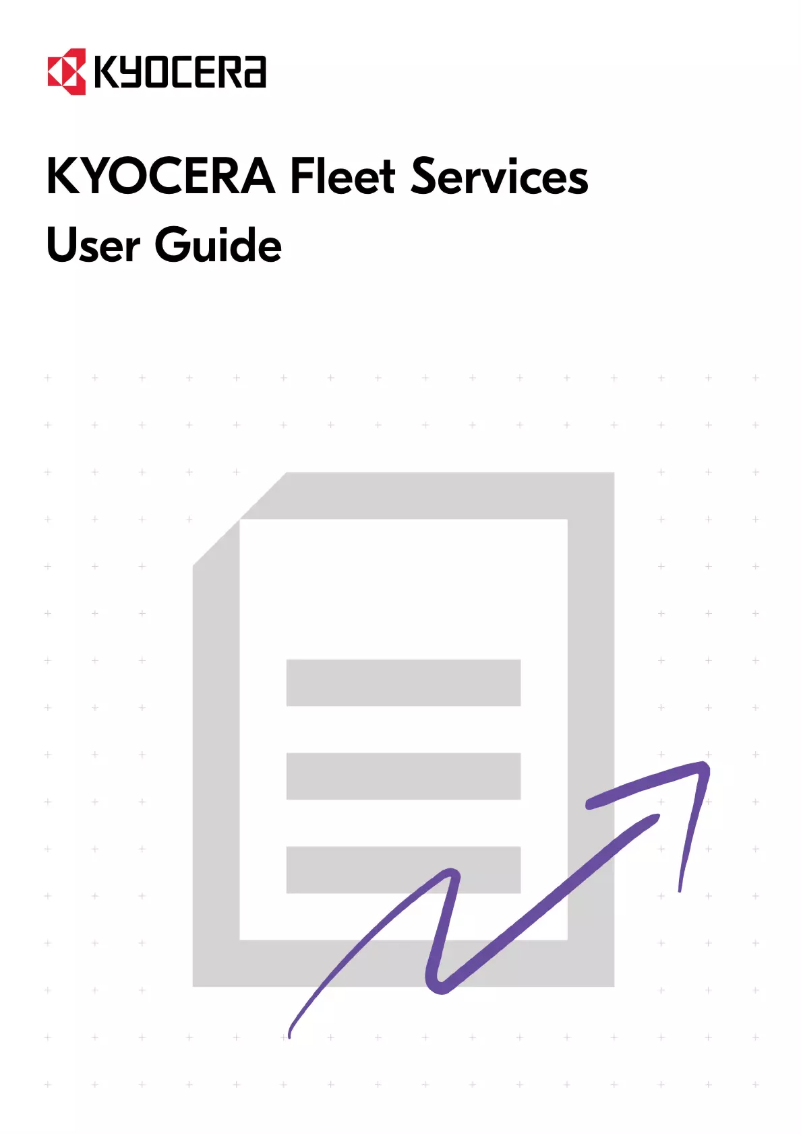 Page 1 de la notice Manuel utilisateur Kyocera Fleet Services